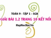 Bài 1.2 trang 10 Toán 9 tập 1 Kết nối tri thức SGK
